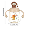 Bình tập hút hoạt hình Happy 250ml