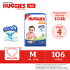 Bỉm - Tã quần Huggies Skin Care Tràm Trà Tự Nhiên size M102+4 miếng (cho bé 6 - 11kg)