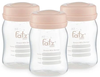 Bộ 3 bình trữ sữa Fatz Baby 150ml cổ rộng FB0120N - Hồng