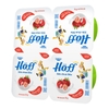 Sữa chua hoa quả Hoff vị dâu vỉ 4x55g (6M+)