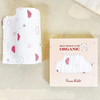 Khăn tắm muslin organic EmmaKids 6 lớp cho bé (110x83cm) (họa tiết ngẫu nhiên)