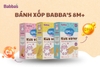 Bánh xốp Babba's vị Sữa (42g) cho bé 8M+