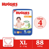 Bỉm - Tã quần Huggies Skin Care Tràm Trà Tự Nhiên size XL84+4 miếng (cho bé 12 - 17kg)