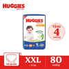 Bỉm - Tã quần Huggies Skin Care Tràm Trà Tự Nhiên size XXL76+4 miếng (cho bé 15 - 19kg)