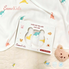 Hộp 5 Khăn sợi tre lưới Emmakids (30x30cm) (họa tiết ngẫu nhiên)