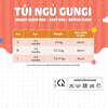 Túi ngủ Gungi co dãn 4 chiều size S cho bé 3-6 kg (màu nâu)