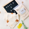 Set 5 yếm 4 lớp Muslin Organic Zeloo (họa tiết ngẫu nhiên)