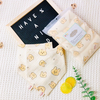 Set 5 yếm 4 lớp Muslin Organic Zeloo (họa tiết ngẫu nhiên)