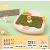 Đồ Chơi Nhổ Cà Rốt Nông Trại Cho Bé Phân Biệt Màu Sắc, Luyện Vận Động Tính Ghi Nhớ Montessori, Cân Toán Học Thỏ