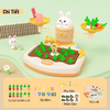 Đồ Chơi Nhổ Cà Rốt Nông Trại Cho Bé Phân Biệt Màu Sắc, Luyện Vận Động Tính Ghi Nhớ Montessori, Cân Toán Học Thỏ