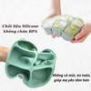 Khay trữ đông đồ ăn dặm Cube Silicone Misan 6 ô có nắp đậy (MS003A)