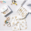 Set 5 Khăn Sữa Zeloo Muslin Organic 30x30cm (họa tiết ngẫu nhiên)