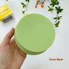Bát silicone kèm thìa đế hít chống lật đổ Coco Bear cho bé ăn dặm khởi đầu (màu ngẫu nhiên)