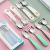 Set thìa, dĩa inox tập ăn dặm cho bé Mama Baby