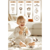 Set 6 đồ chơi xúc xắc âm thanh kiêm gặm nướu 18M+