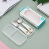 Set thìa, dĩa inox tập ăn dặm cho bé Mama Baby
