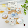 Bát Nhựa Ăn Dặm Mumbebe Kèm Thìa Chất Liệu Melamine Cao Cấp (họa tiết ngẫu nhiên)