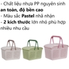 Giỏ làn nắp mây to nhựa VIỆT NHẬT 2606 (màu ngẫu nhiên)