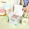 Hũ Sứ Đa Năng 3in1 Misan 250ml trữ đồ ăn cho bé (2 nắp - 1 silicone, 1 sứ) MS0030