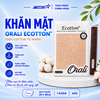 Khăn Mặt Cotton Orali Ecotton 100% Cotton Tự Nhiên Siêu Mềm, Thấm Hút Tốt, Dịu Nhẹ Cho Da