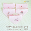 Yếm tam giác Muslin Gpapa Goodmama (màu ngẫu nhiên)