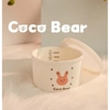 Hũ sứ ăn dặm chia vạch Coco Bear