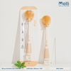 Bộ cọ bình sữa Molli chất liệu silicon 4 chi tiết cho bé (MOL 3008)