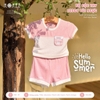 Bộ cộ tay Teddy túi ngực Hrnee 4699