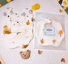 Set 3 yếm tròn 6 lớp Muslin Organic Zeloo