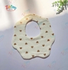 Set 3 yếm tròn 6 lớp Muslin Organic Zeloo