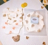 Set 3 yếm tròn 6 lớp Muslin Organic Zeloo