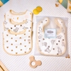 Set 3 yếm chữ nhật Muslin Organic Zeloo