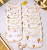 Set 3 yếm chữ nhật Muslin Organic Zeloo