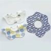 Yếm hoa cotton set 3 (màu ngẫu nhiên)