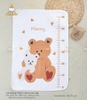 Lót tè chống thấm cotton cao cấp Manny 50x70cm (họa tiết ngẫu nhiên)