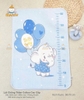 Lót tè chống thấm cotton cao cấp Manny 50x70cm (họa tiết ngẫu nhiên)