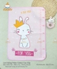 Lót tè chống thấm cotton cao cấp Manny 50x70cm (họa tiết ngẫu nhiên)