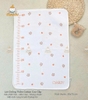 Lót tè chống thấm cotton cao cấp Manny 50x70cm (họa tiết ngẫu nhiên)