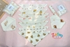 Set 5 yếm 4 lớp Muslin Organic Zeloo (họa tiết ngẫu nhiên)