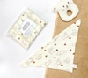 Set 5 yếm 4 lớp Muslin Organic Zeloo (họa tiết ngẫu nhiên)