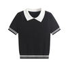 Short Sleeve Ribbed Knit