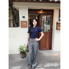 Elegant Bow Collar Knit