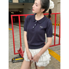 Freesize Bow Polo Knit