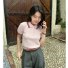 Slim Fit Polo Knit