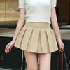 Wide Pleat Mini Skirt