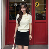 Dainty Bow Polo Knit