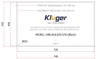 Chậu rửa bát Kluger KWU8161FB – S76