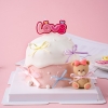 Nến Love tim hồng đỏ