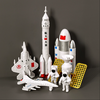 Đồ chơi trang trí set tàu vũ trụ NHỎ