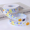 Rb vải sần Happyday cầu vồng + 3 gấu sắc màu khổ 2cm*22m